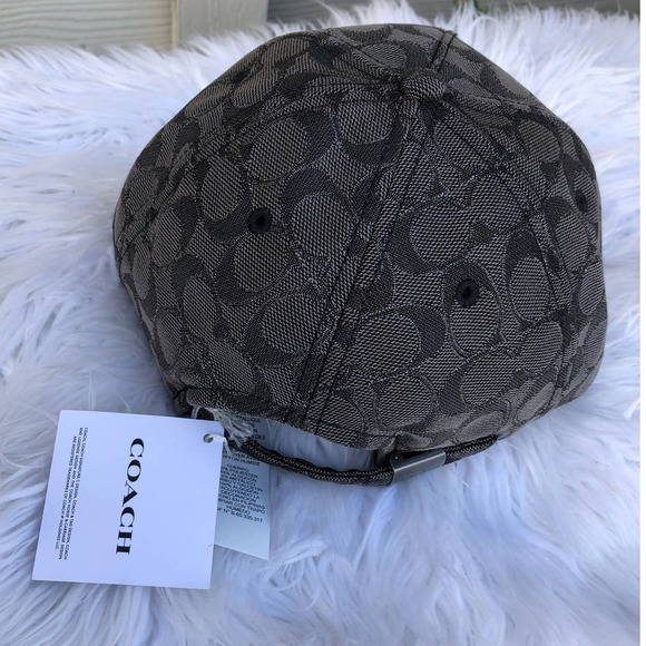 New 🎀 Coach Baseball Hat In Metallic Signature - Picture 4 of 10